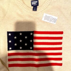 Women’s American flag sweater